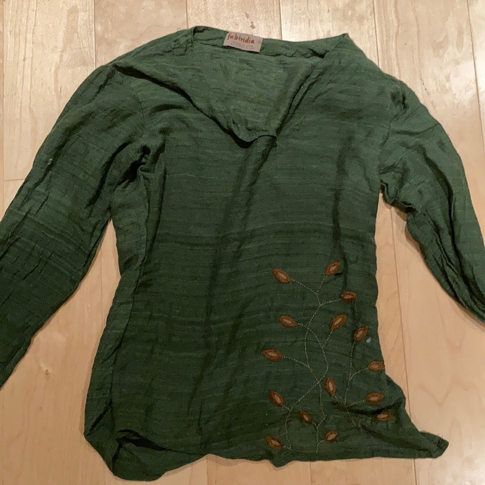 Fabindia tree blouse